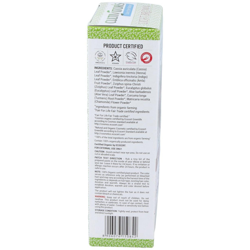 Castaño Dorado Claro Tinte Organico 100gr. Ecocert - Cultivators