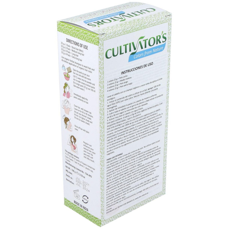 Caoba Tinte Organico 100Gr. Ecocert