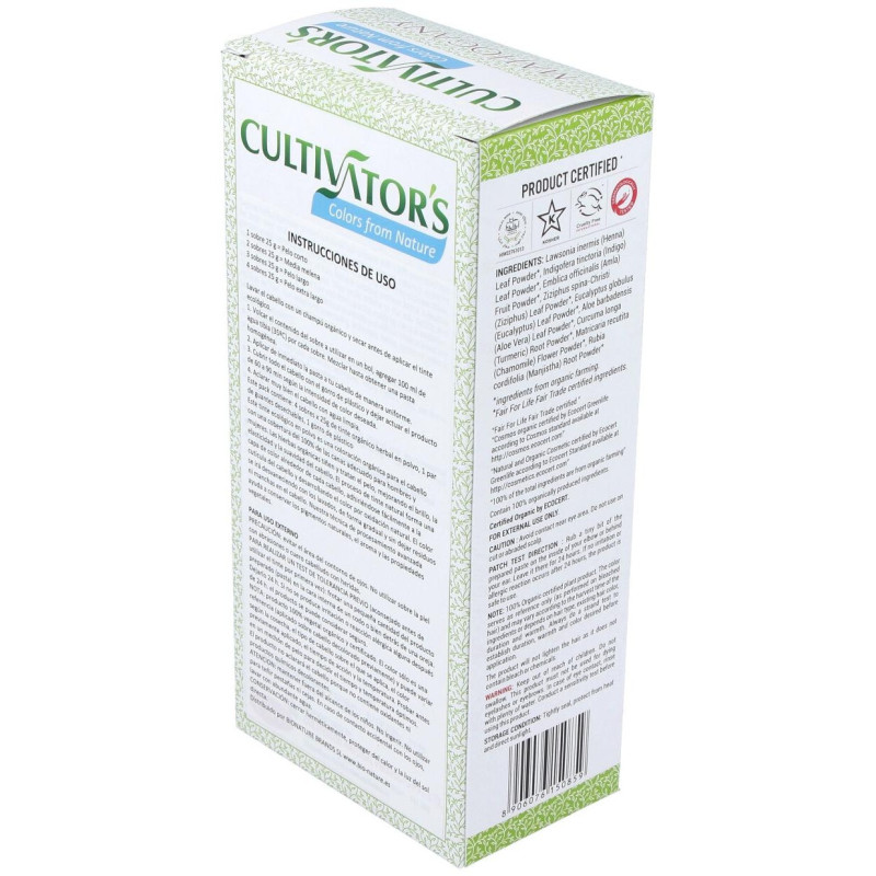 Caoba Tinte Organico 100Gr. Ecocert