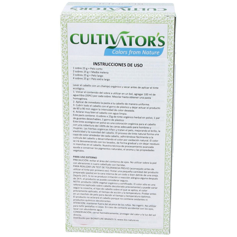 Rubio Tinte Organico 100Gr. Ecocert
