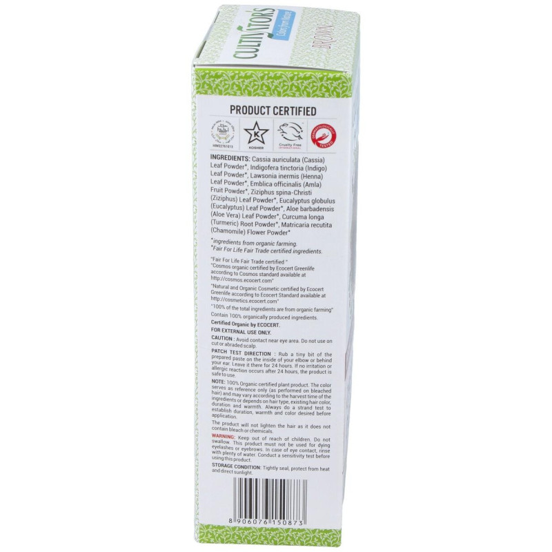 Castaño Dorado Tinte Organico 100Gr. Ecocert