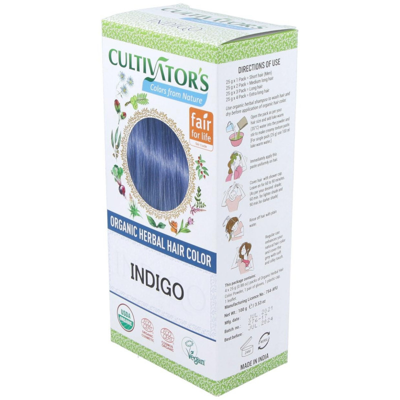 Indigo Tinte Organico 100Gr. Ecocert