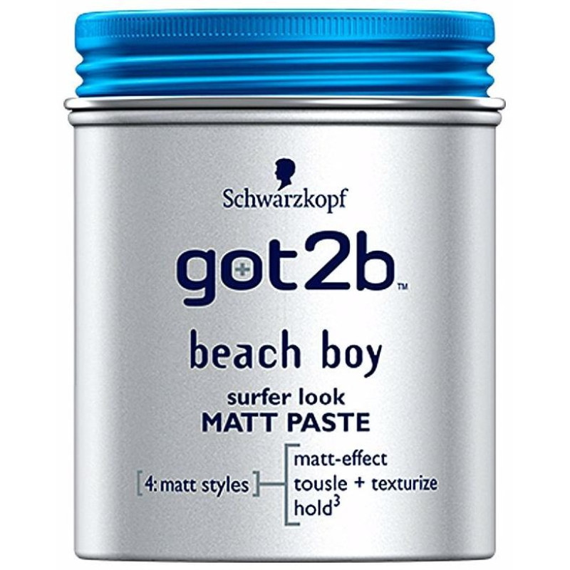 Got2b Beach Boy Matt Paste Surfer Look 100 ml - Schwarzkopf Mass Market