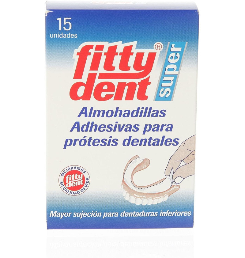 Fittydent Superadh - Almohadillas Adhesivas Protesis (15 U) - Dentaid