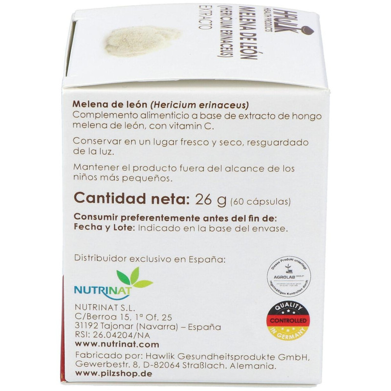 Hawlik Melena Leon Extracto Puro 60Caps