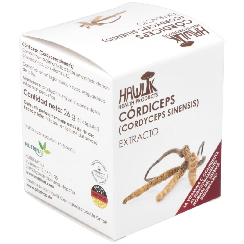 Cordiceps Extracto Puro 60Vcaps.