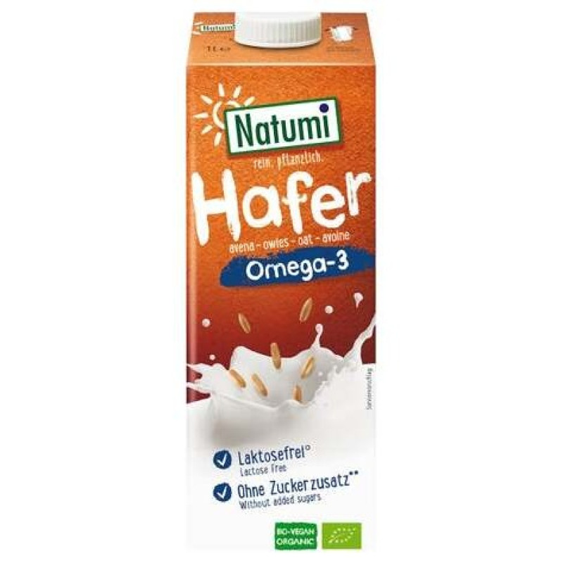 Bebida Vegetal De Avena Con Omega 3 1Lt 8Uds. Bio
