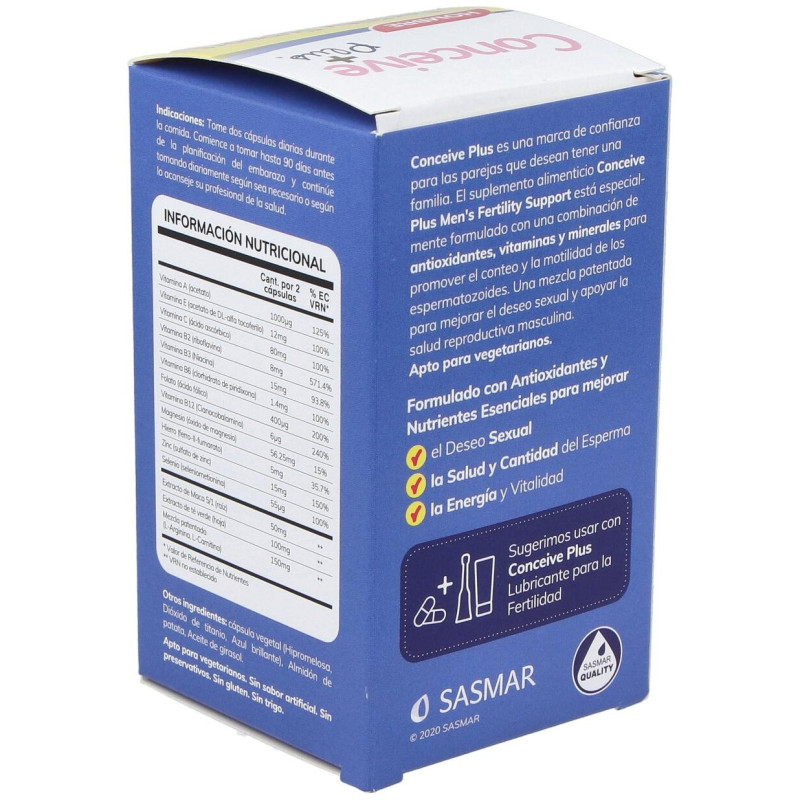 Conceive Plus Apoyo A La Fertilidad Masculina 60Caps