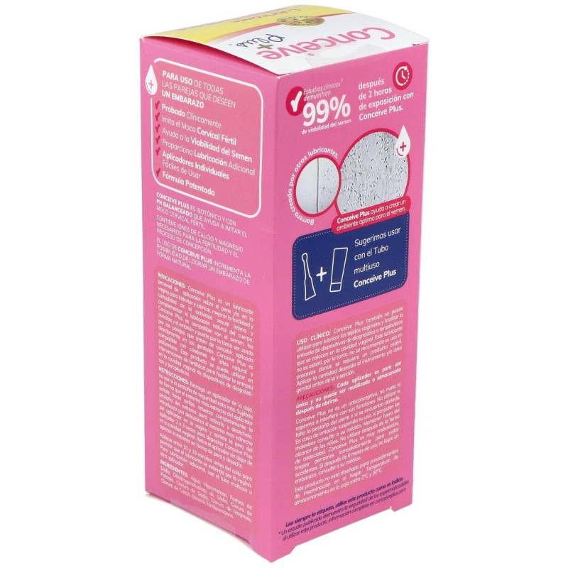 Lubricante Conceive Plus 8 Aplicadores Unidosi
