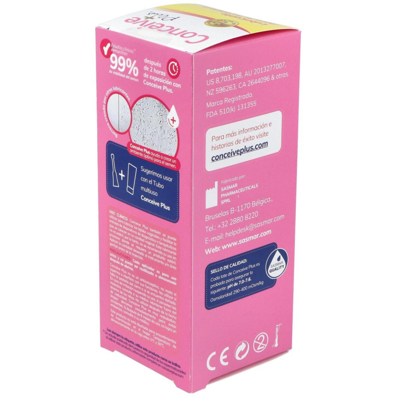 Lubricante Conceive Plus 8 Aplicadores Unidosi