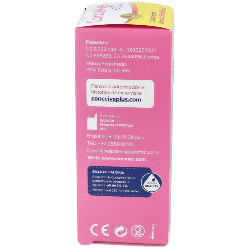 Lubricante Conceive Plus 8 Aplicadores Unidosi