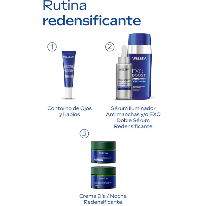 EXO Sheet Mask Redensificante conGenciana Azul  y Edelweiss, 1 unidad - Weleda