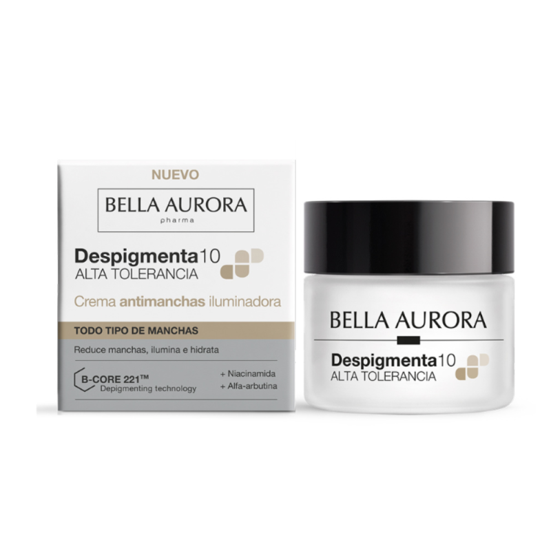 Despigmenta10 Crema Antimanhas Iluminadora, 50 ml - Bella Aurora Labs