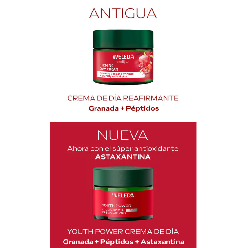 Crema de Día Reafirmante con Granada, 40 ml. - Weleda