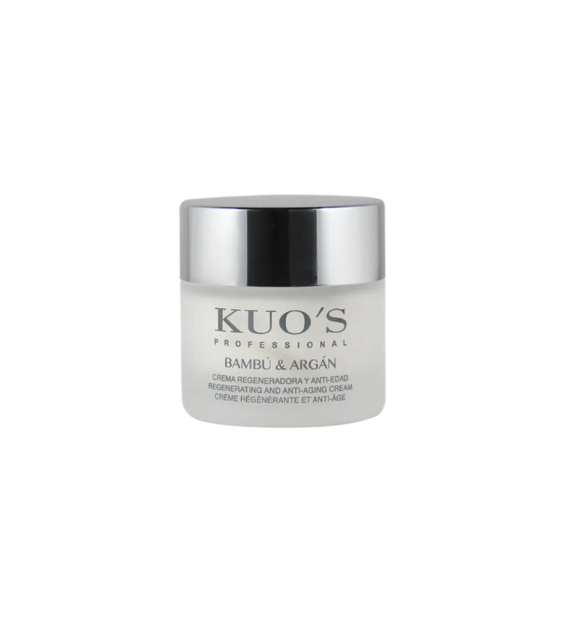 Crema Facial Bambú y Argán, 50 ml. - Kuo's