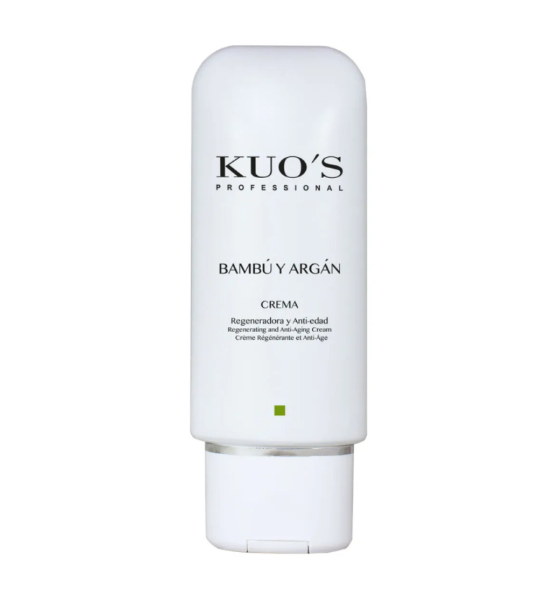 Crema Facial Bambú y Argán, 200 ml. - Kuo's