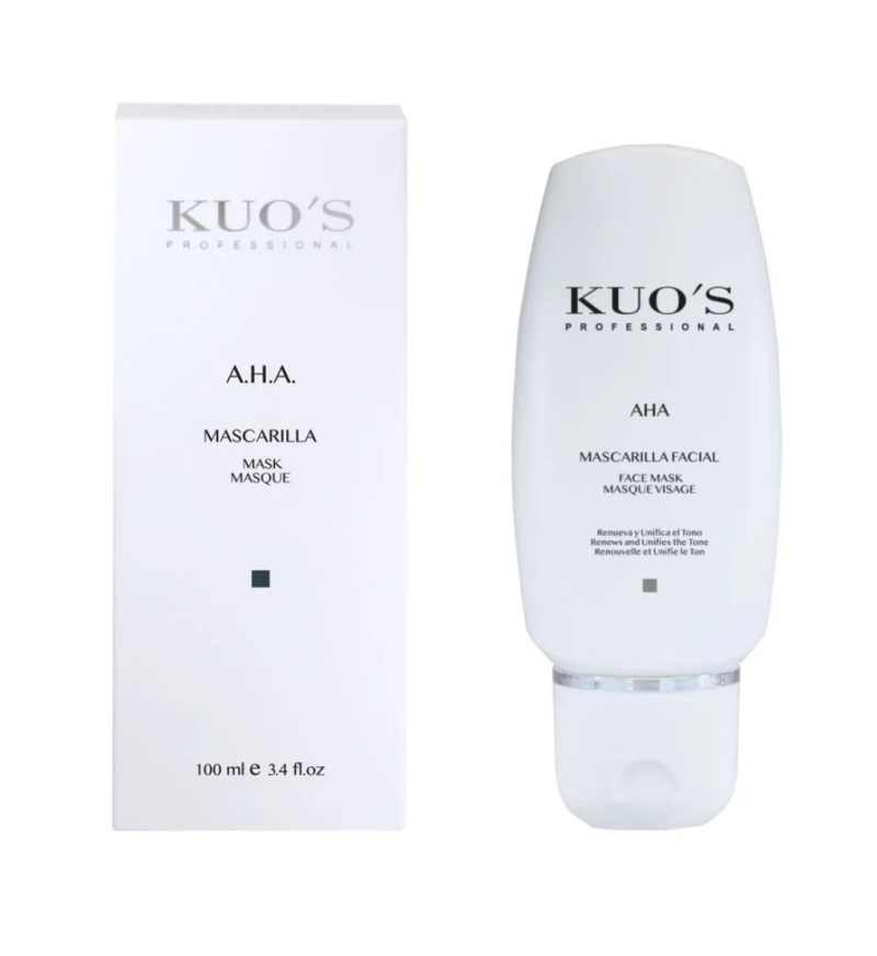 Mascarilla Facial AHA, 100 ml. - Kuo's