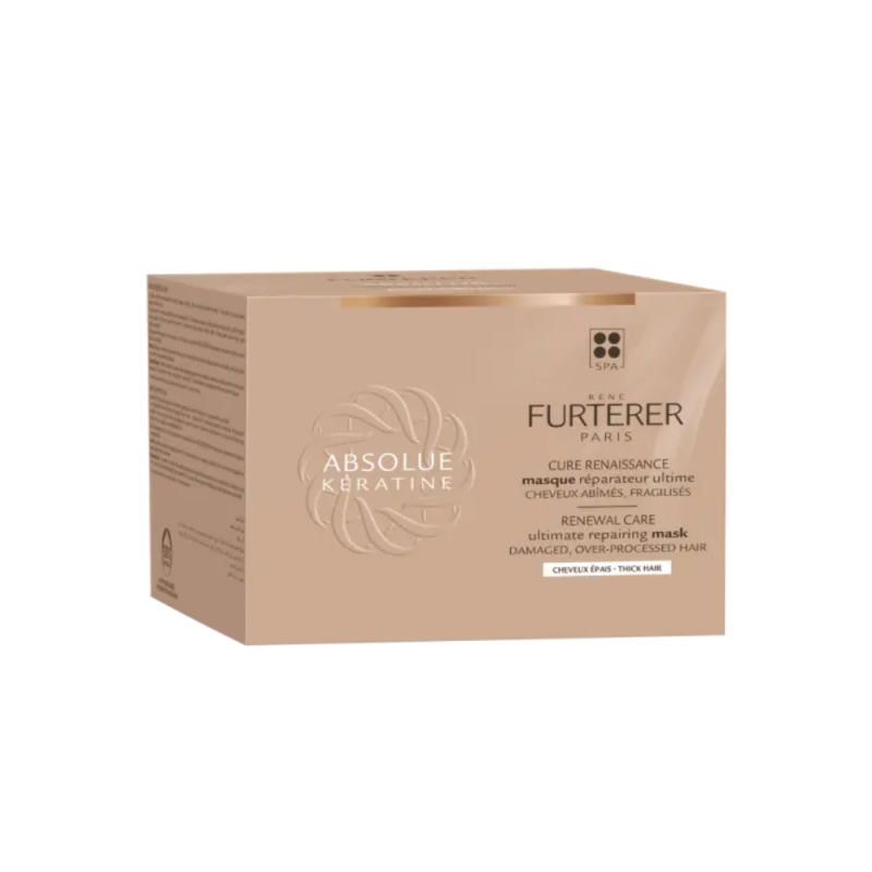 Absolue Kératine Mascarilla Reparación Extrema - Cabellos Gruesos, 200 ml. - René Furterer