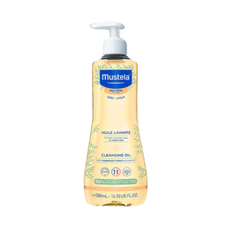 Aceite de Baño y Ducha para piel seca, 500 ml. - Mustela