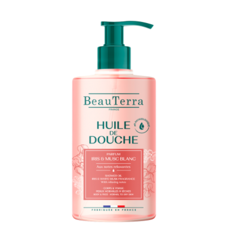 Aceite de Ducha Iris & Almizcle Blanco, 750 ml. - Beauterra