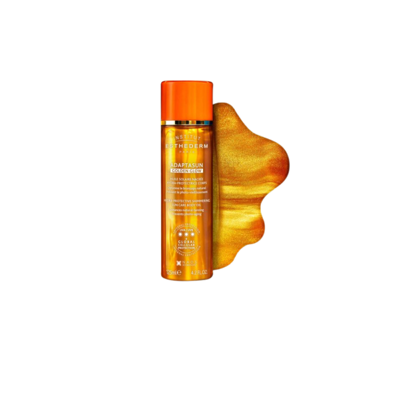 Adaptasun Golden Glow Huile Solaire SPF30, 125 ml. - Institut Esthederm