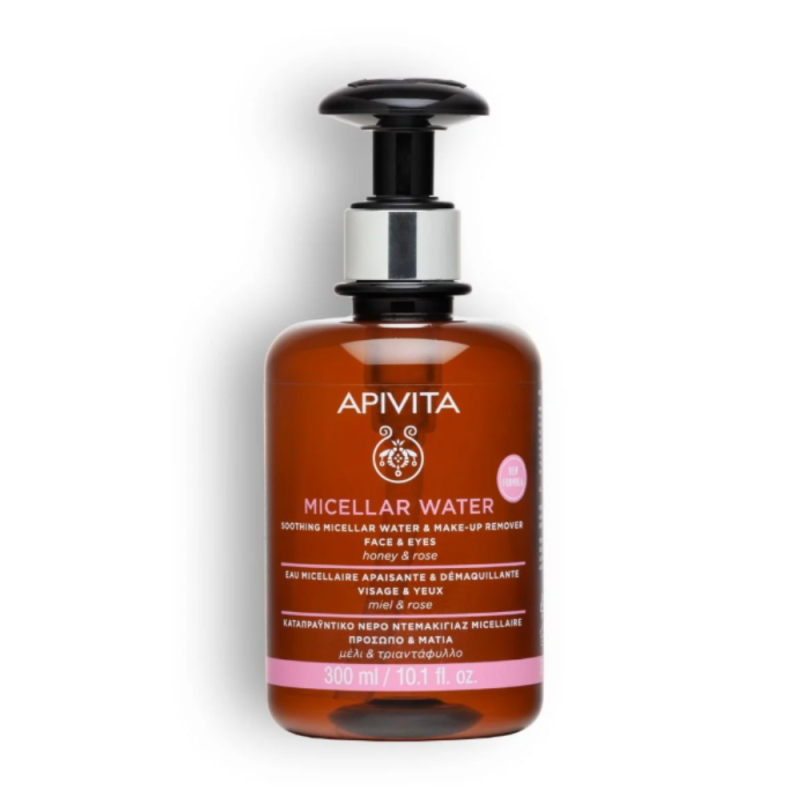 Agua Micelar con Rosa y Miel, 300 ml. - Apivita
