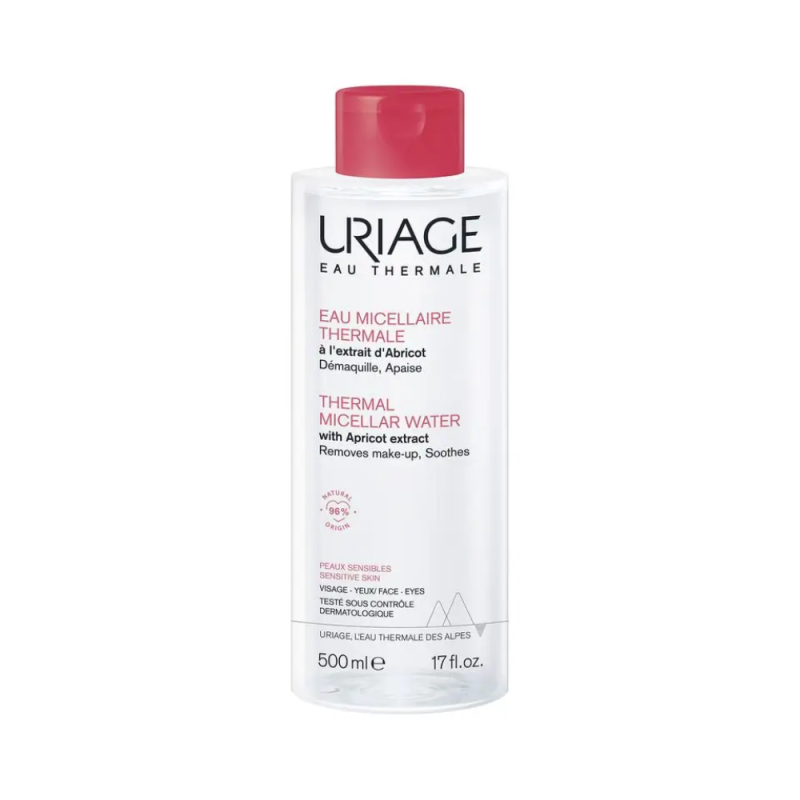 Agua Micelar Termal Pieles Sensibles, 500 ml. - Uriage
