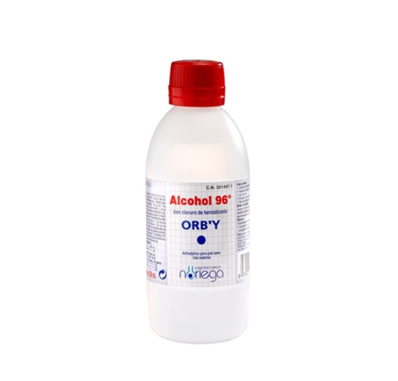 Alcohol Sanitario Orby 96º, 250 ml. - Loftifar