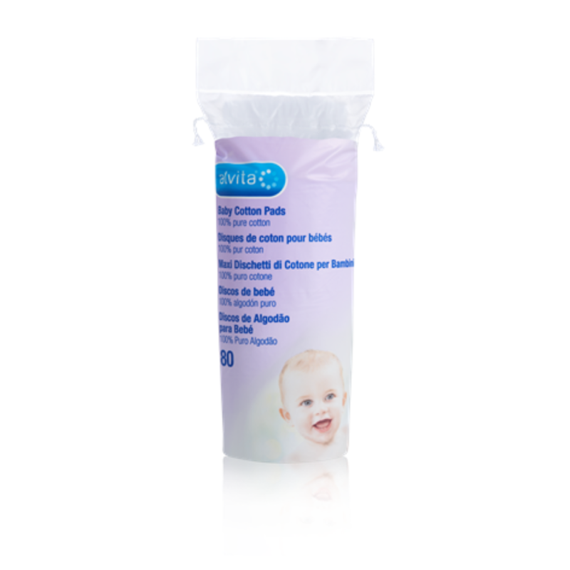 Alvita Discos de Algodon Bebes, 80 U. - Alliance Healthcare