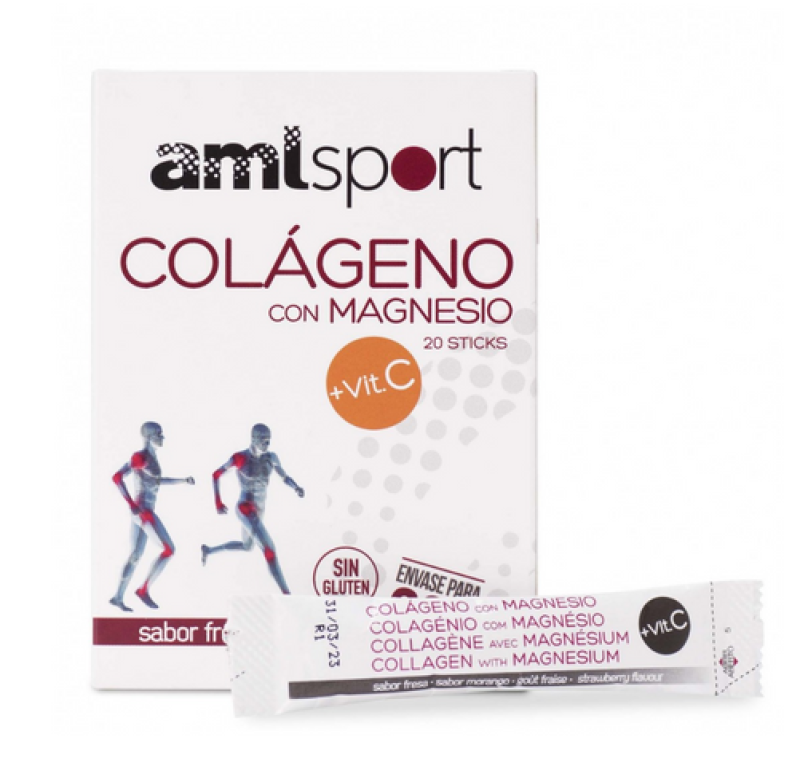 Colageno Con Magnesio + Vit C, 20 Sticks. - Ana Maria Lajusticia