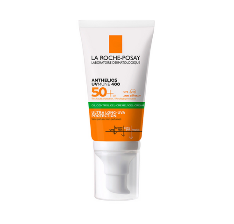 Anthelios UVMUNE 400 SPF50+, Oil Control Gel-Crema , 50 ml. - La Roche Posay