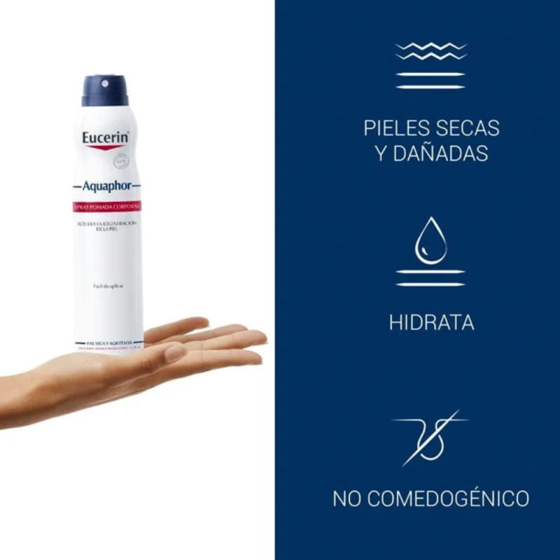 Aquaphor Pomada Corporal en Spray, 250 ml. - Eucerin