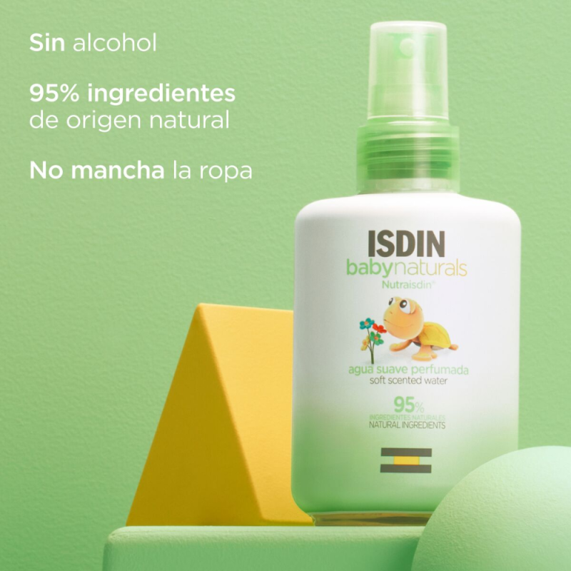 Baby Naturals Agua Suave Perfumada, 200 ml. - Isdin