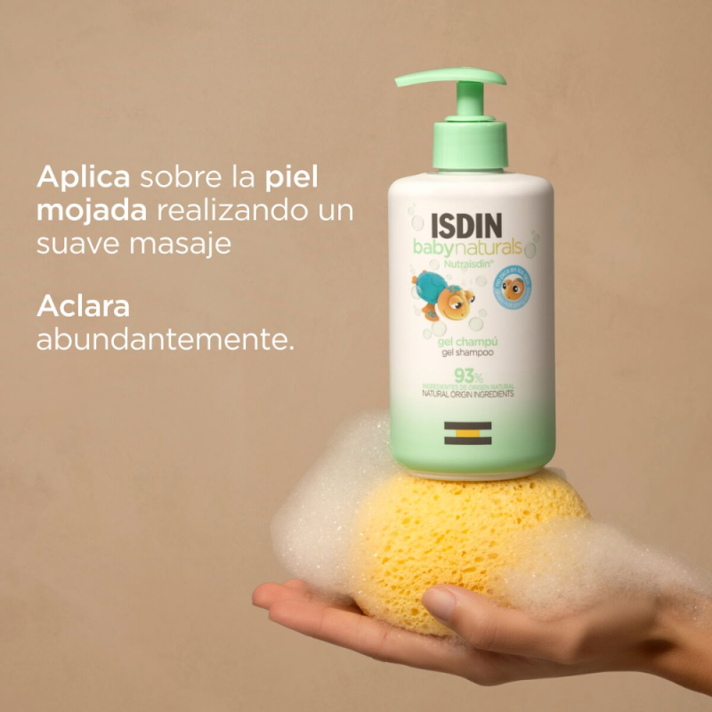 Baby Naturals Gel Champú, 750 ml. - Isdin