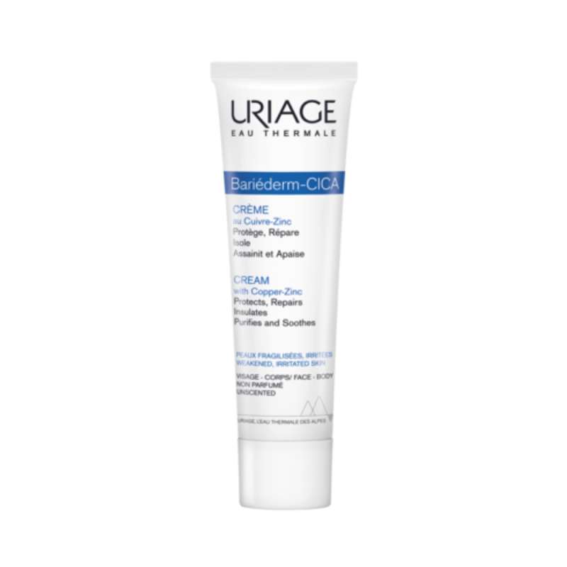 Bariéderm CICA Crema con Cu-Zn, 40 ml. - Uriage