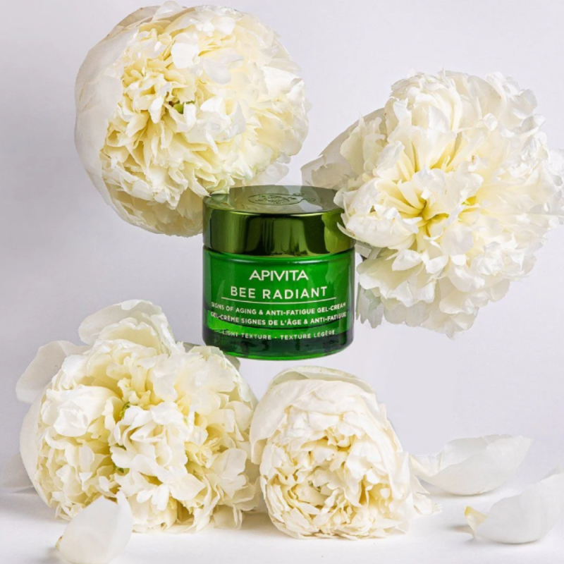 Bee Radiant Gel-crema Signos de la Edad & Antifatiga Textura Ligera, 50 ml. - Apivita