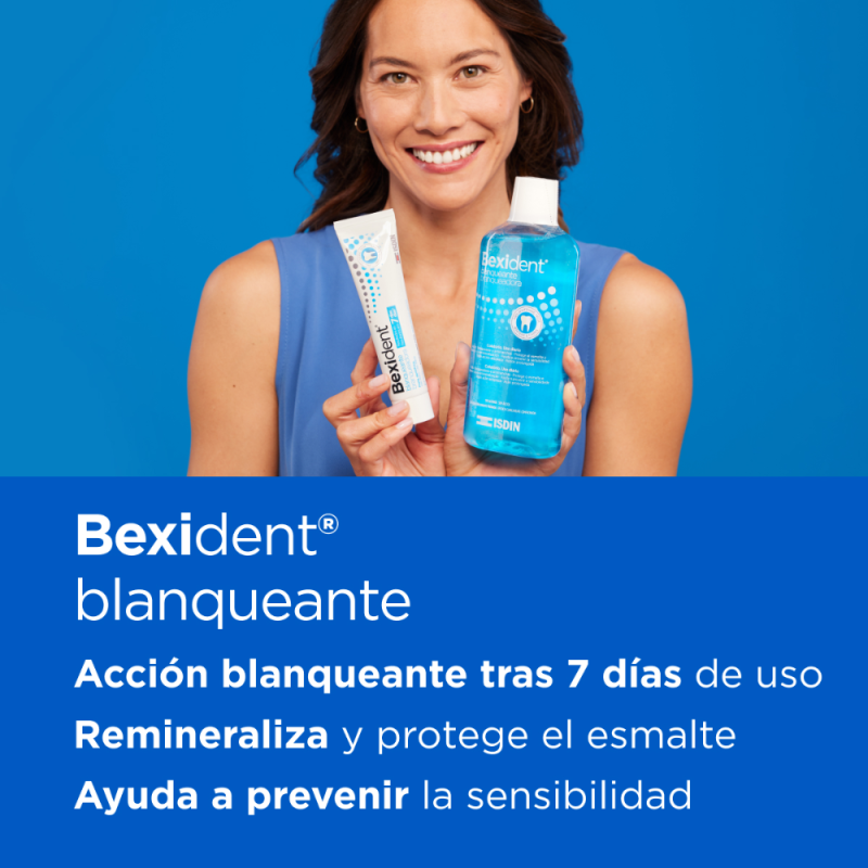 Pack Ahorro Bexident Blanqueante Pasta Dentífrica, 125 ml + 125 ml. - Isdin 