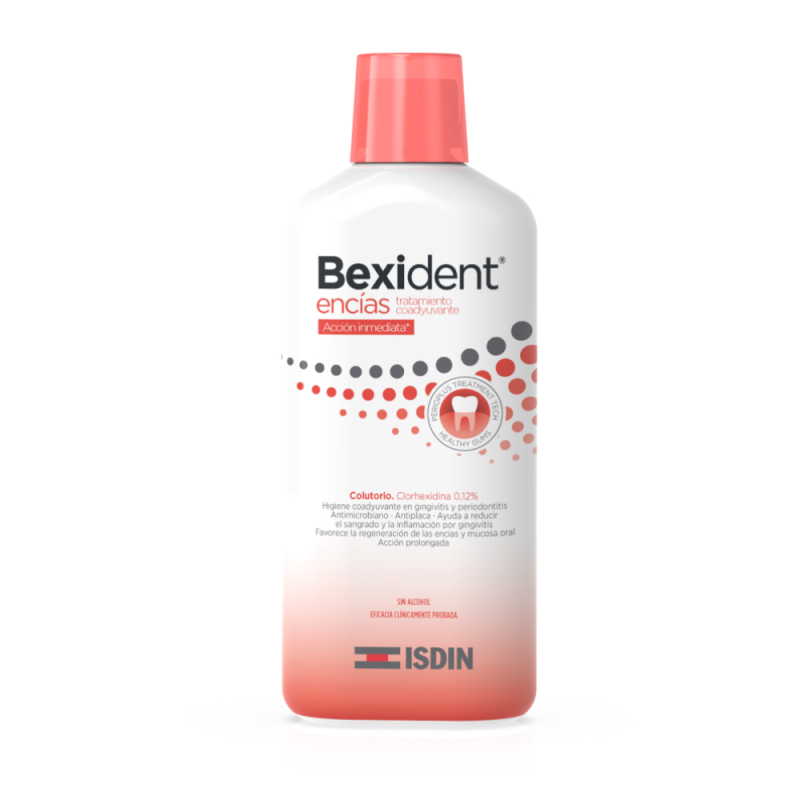 Bexident Encías Tratamiento Coadyuvante Colutorio, 500 ml. - Isdin