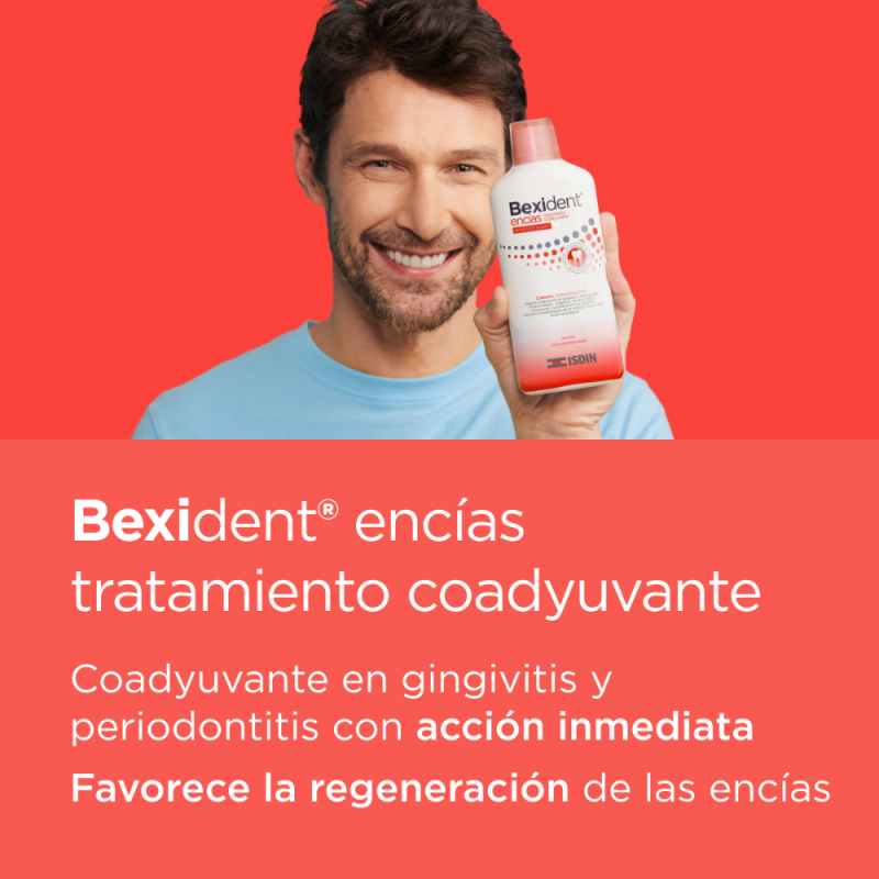 Bexident Encías Tratamiento Coadyuvante Colutorio, 500 ml. - Isdin