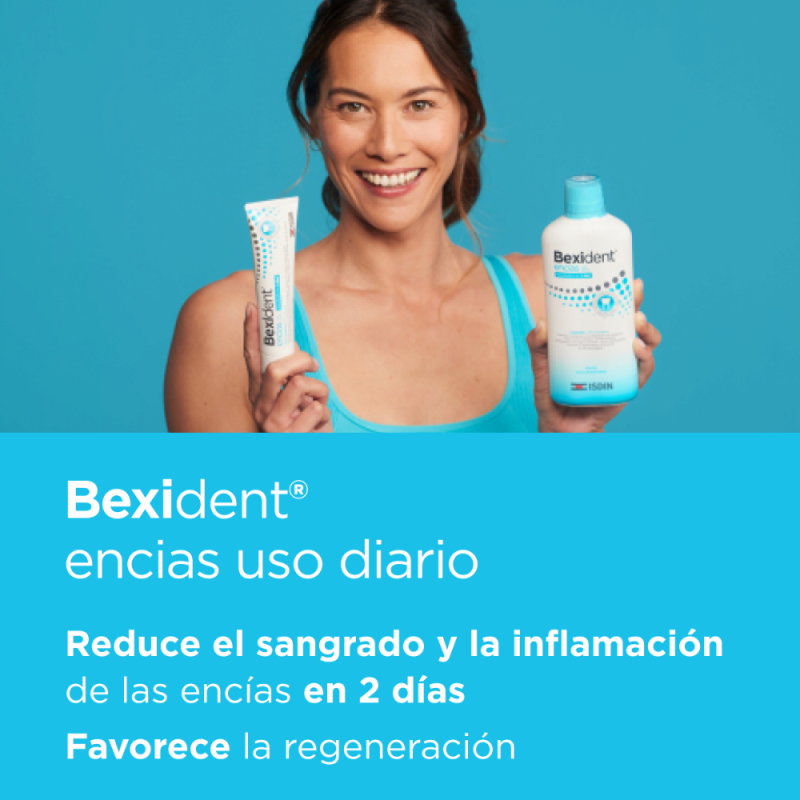 Pack Ahorro Bexident Encías Uso Diario Pasta Dentífrica, 125 ml + 125 ml. - Isdin