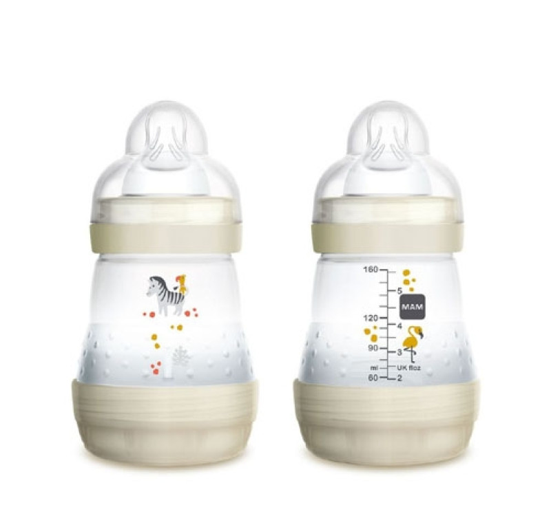 Biberón Easy Start Anti-Colic, Neutro, 1 ud, 160 ml. - MAM