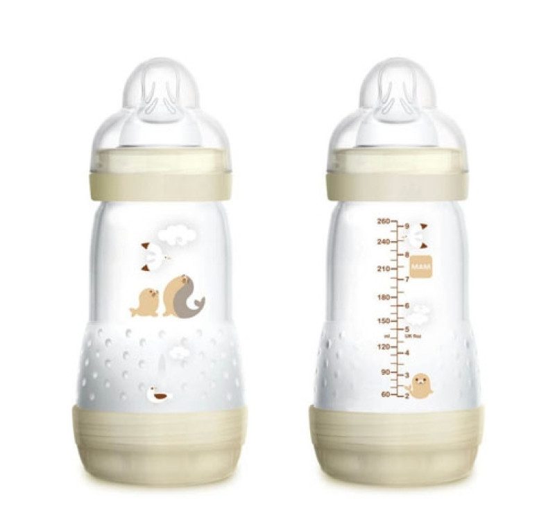 Biberón Easy Start Anti-Colic, Neutro, 1 ud, 260 ml. - MAM