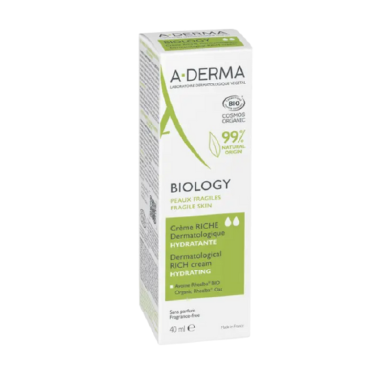 Biology Crema Hidratante Rica, 40 ml.- Aderma
