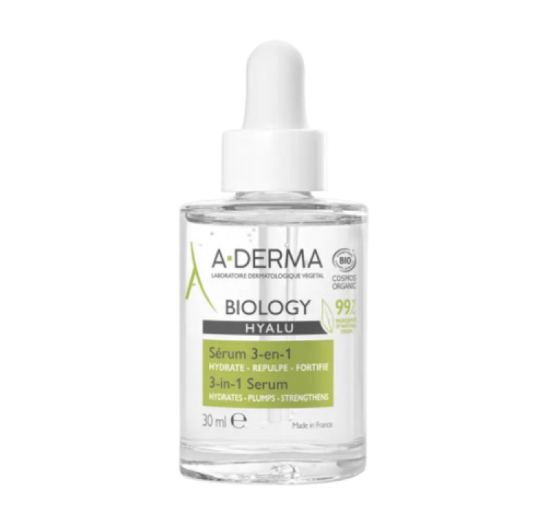 Biology Hyalu Serum 3 en 1, 30 ml. - A-Derma