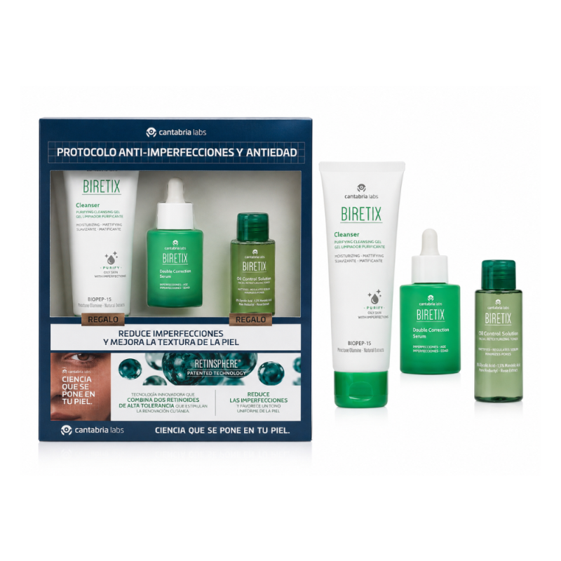 Biretix Protocolo Anti-Imperfecciones y Antiedad. - Cantabria Labs