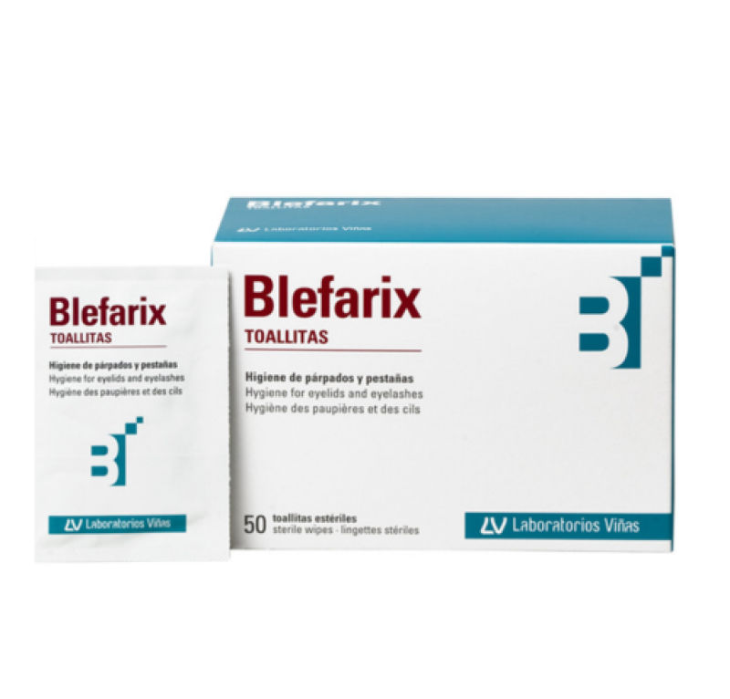 Blefarix Toallitas Estériles, 50 ud. - Laboratorios Viñas 