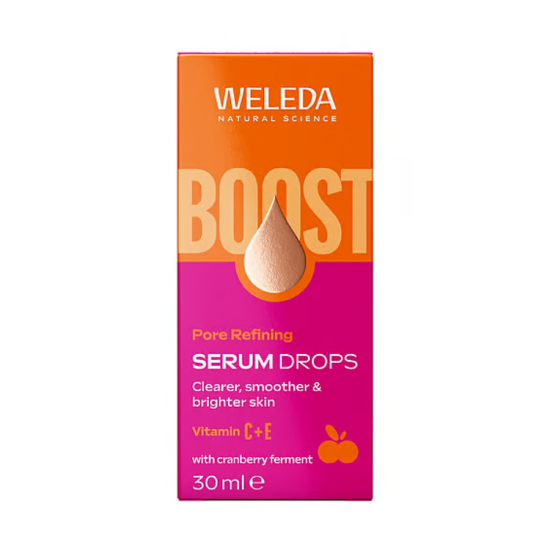 Boost Pore Refining Serum Drops, 30 ml. - Weleda 