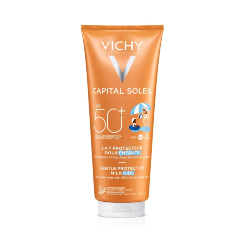 Capital Soleil Leche Protectora Niños SPF50+, 300 ml. - Vichy 