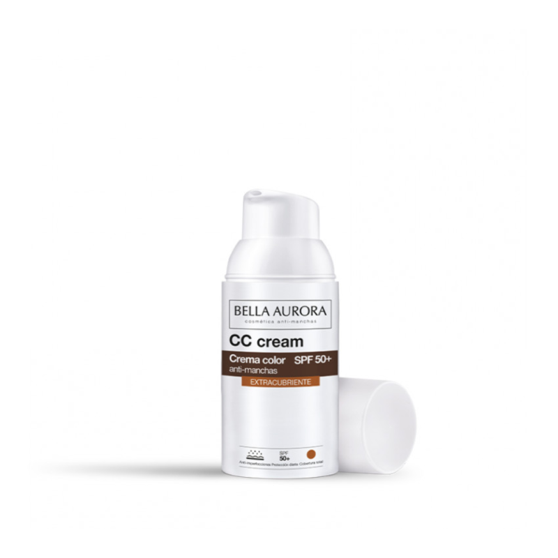 CC Crema Color Anti-manchas SPF 50+ Extracubriente, 30 ml. - Bella Aurora