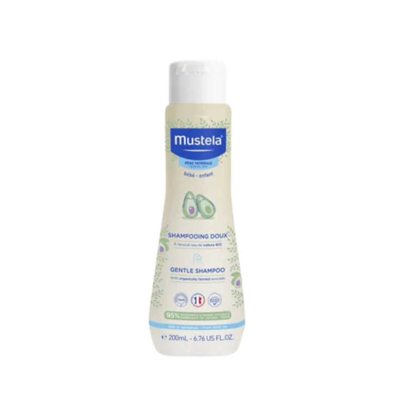 Champú Suave con Aguacate Bio, 200 ml. - Mustela